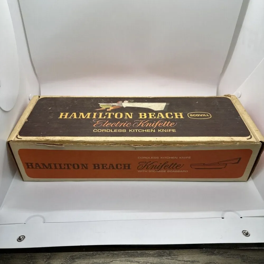Hamilton Beach Scovill Electric Knifette Model 281 Cordless Kitchen Knife Tested